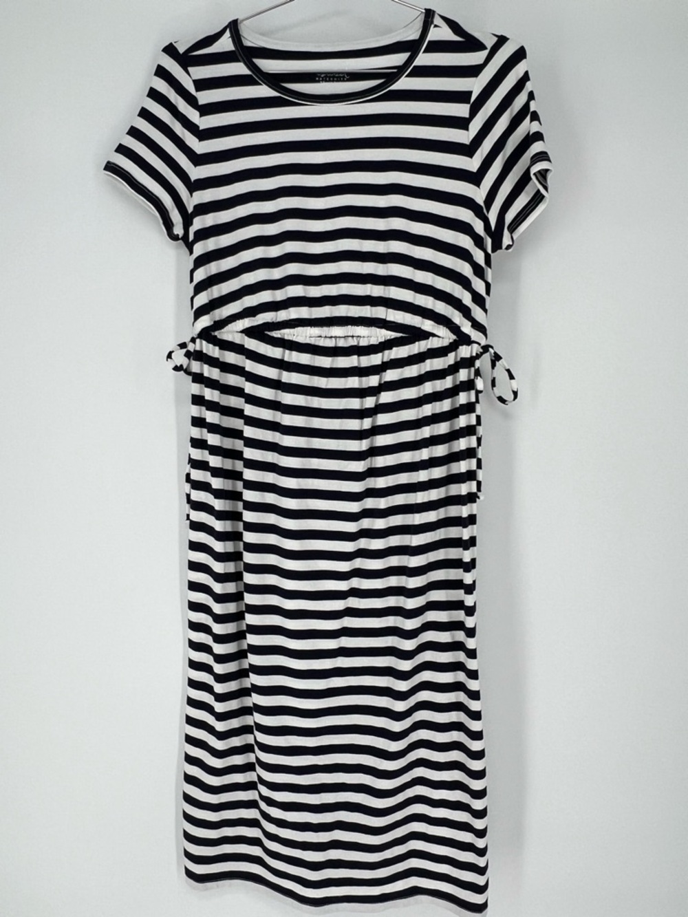 ISABEL MATERNITY by Ingrid & Isabel  Black & White‎ Striped Dress